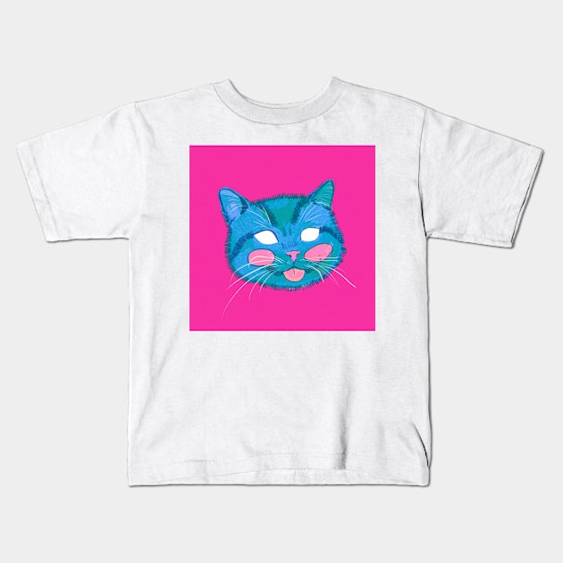 Blep Kids T-Shirt by ghostieking